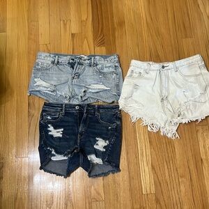 Jean shorts Pistola shein and American eagle